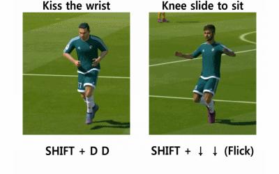 fifaol3庆祝动作后空翻,fifaol3庆祝踢人