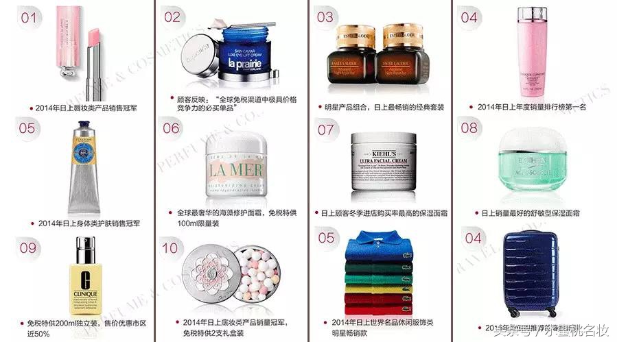 日本机场免税店有什么值得买的,机场免税店卖的都有什么