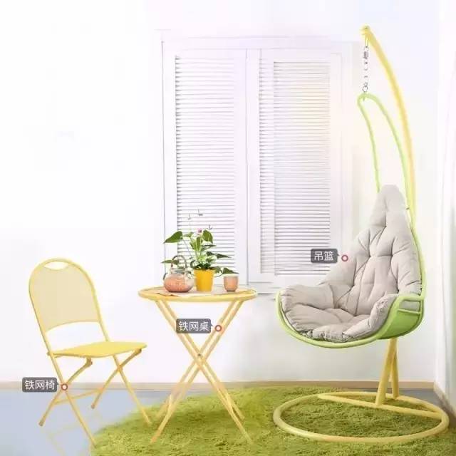 这样的吊椅，才能让你在阳台喝酒聊天数星星啊！