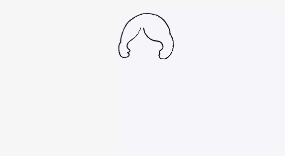 美人鱼简笔画和公主简笔画,简笔画入门100张公主简笔画