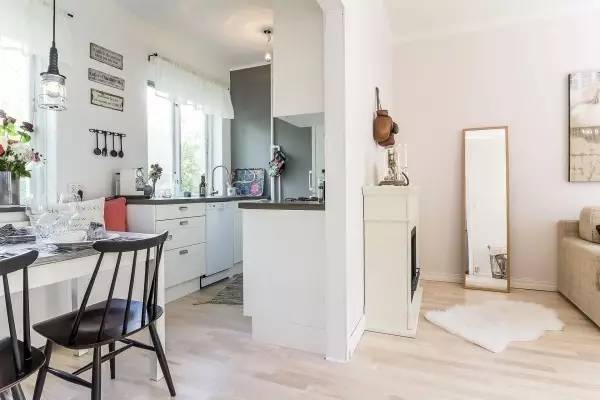 5万装修95平米房子三室二卫,小窝装修43平