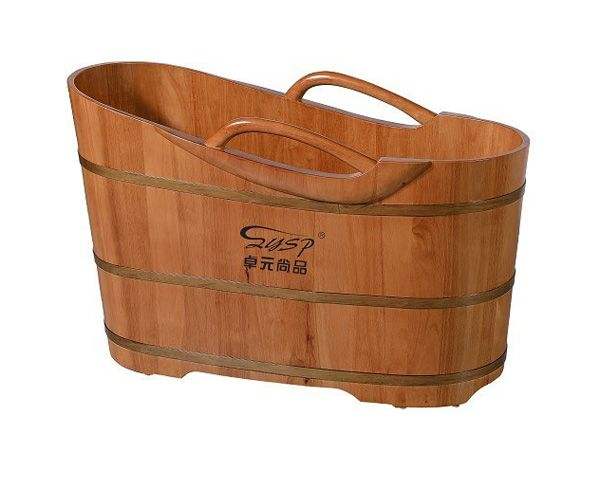 小户型家用木浴桶,小浴室泡澡桶买什么样的实用