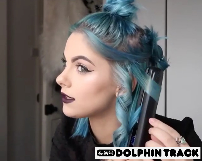 ins短发丝带编发,编发教程ins风短发