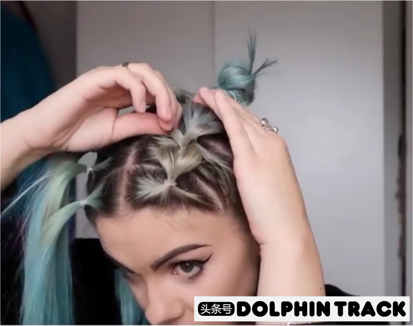 ins短发丝带编发,编发教程ins风短发