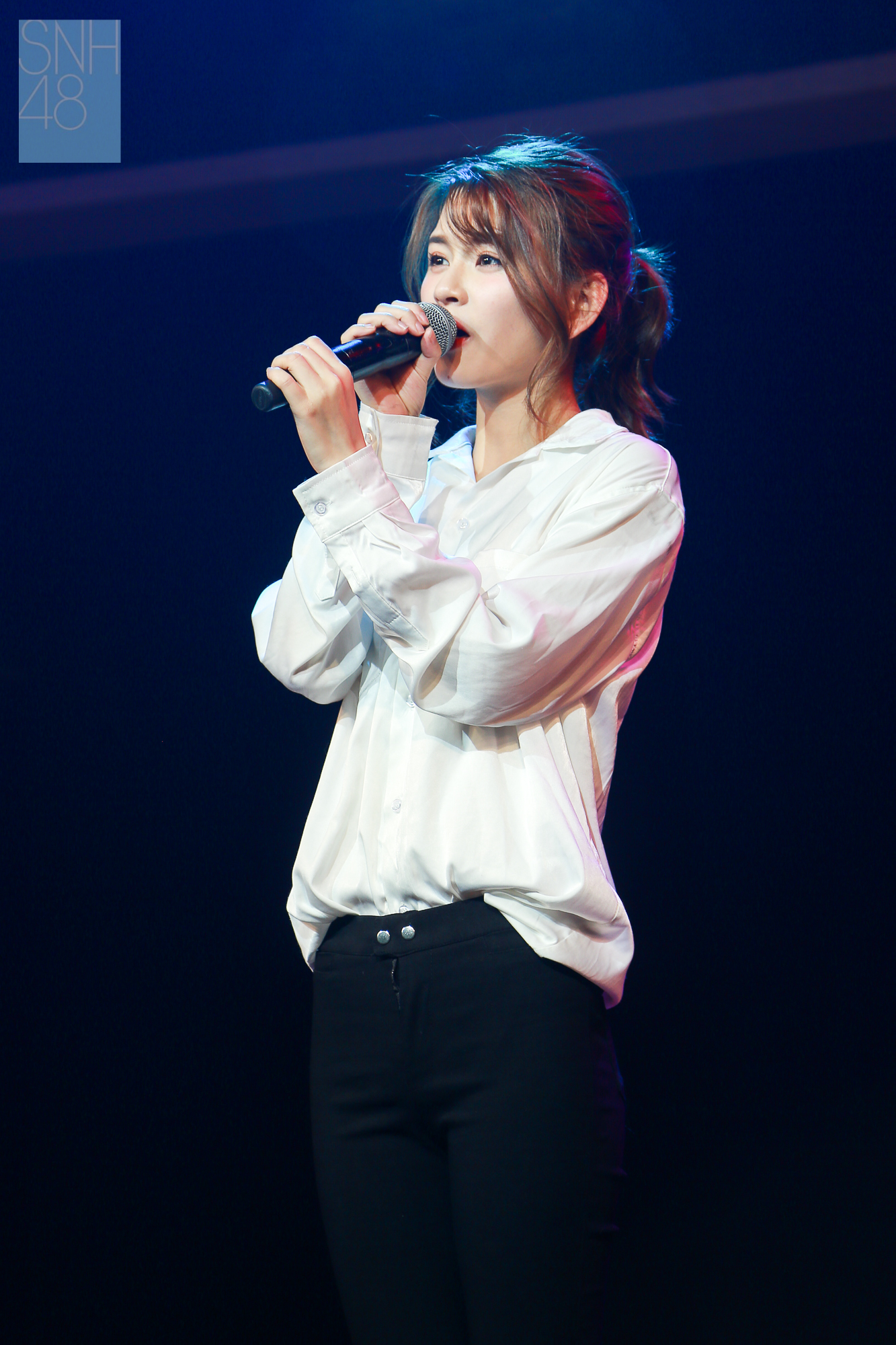 林思意第四届snh48总决选舞台表演,snh48星梦剧院林思意毕业公演