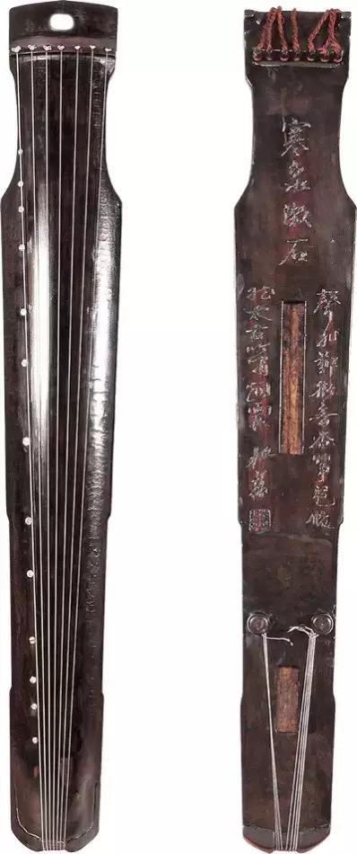 中国历代古琴图片大全,中国古琴图谱