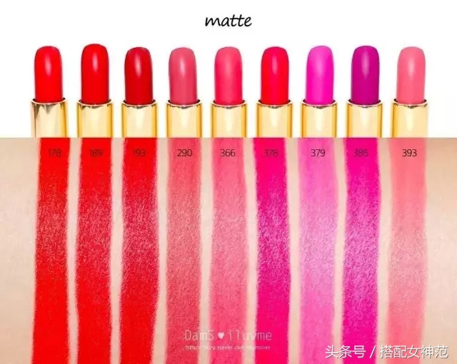 兰蔻全部口红试色,兰蔻lancome口红