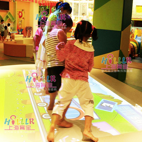 上海育宝互动投影系列，潮爆了的游乐新品