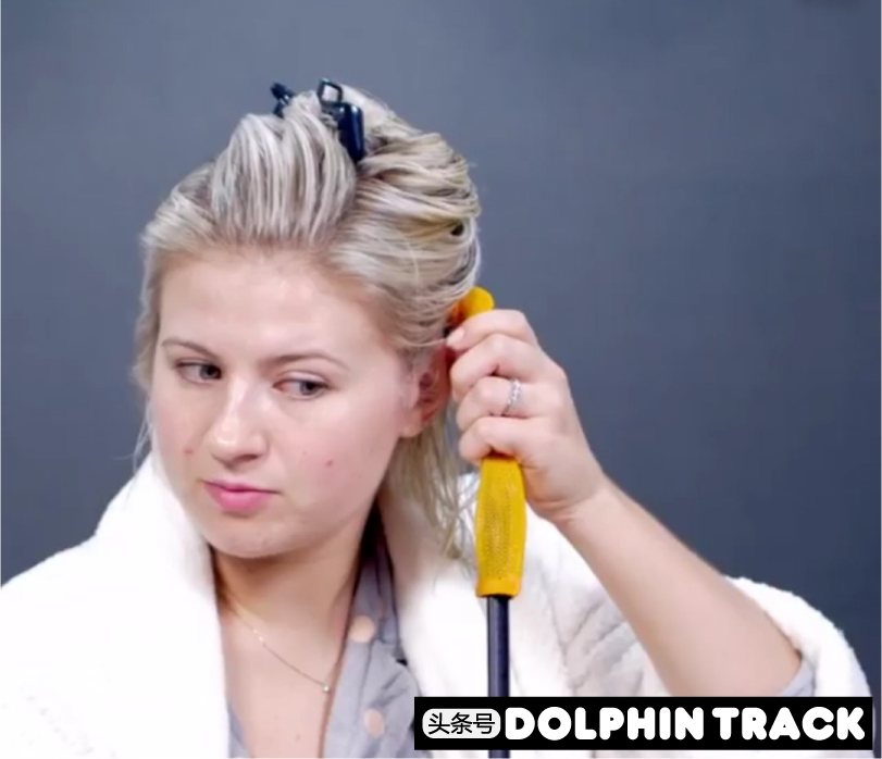 ins短发丝带编发,编发教程ins风短发