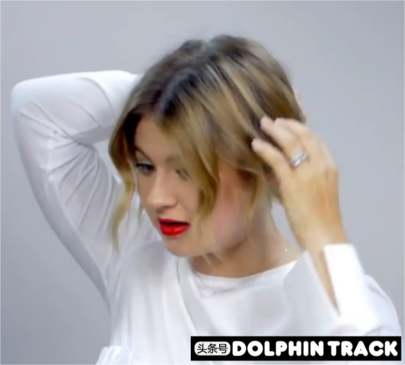 ins短发丝带编发,编发教程ins风短发