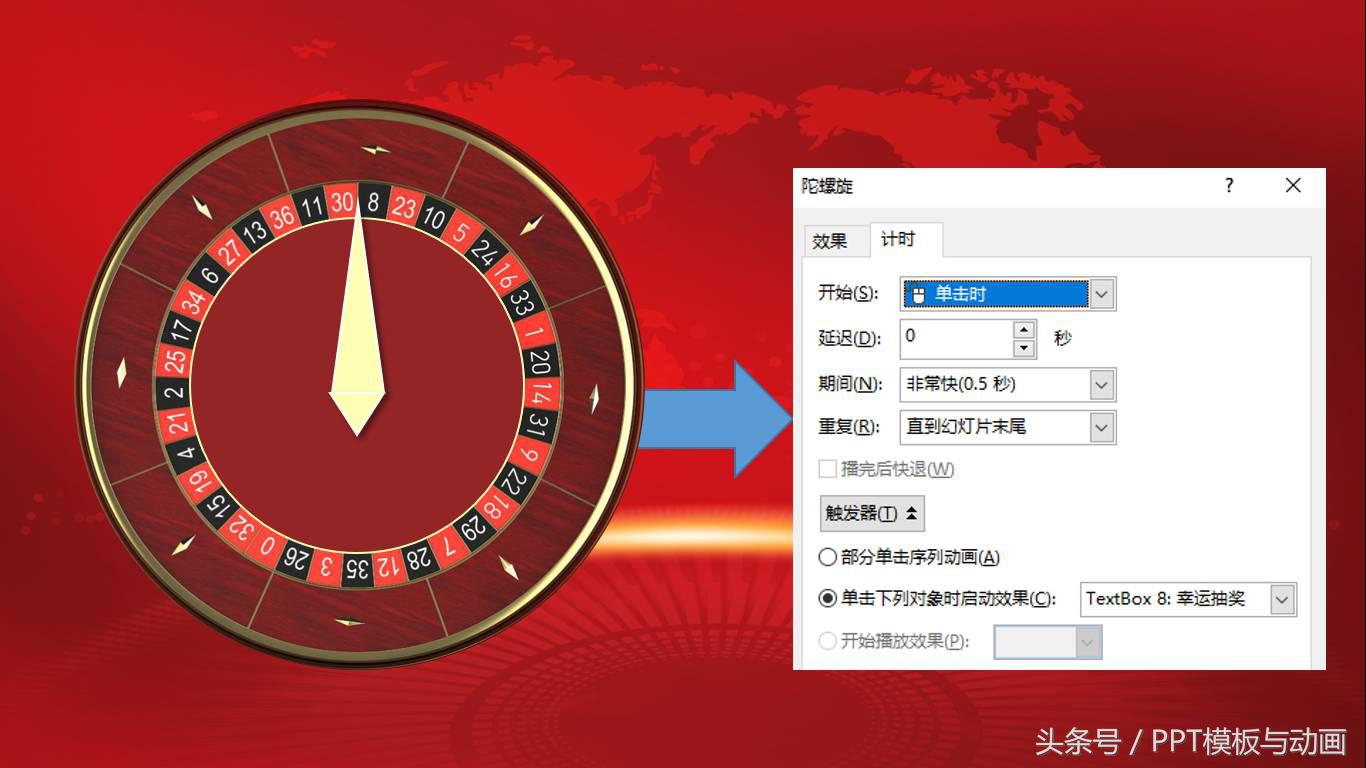 怎么在ppt中做抽奖的动画,ppt动画制作教程抽奖