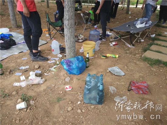 临沂滨河景区又变“烧烤场”