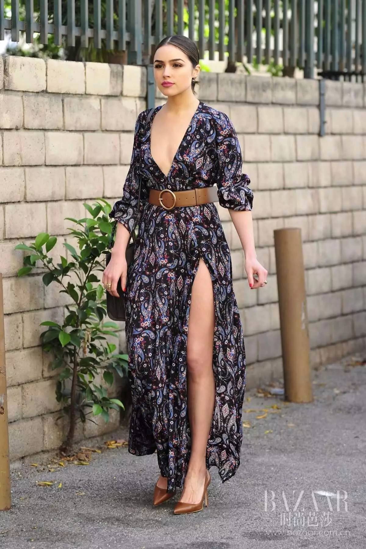 复古印花连衣裙怎么搭配好看,复古印花连衣裙适合优雅的女人穿