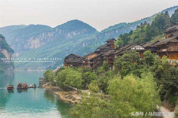 乌江百里画廊景区全景,千里乌江百里画廊古镇