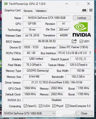 gpuz看显卡真实型号,显卡gpu-z参数解读