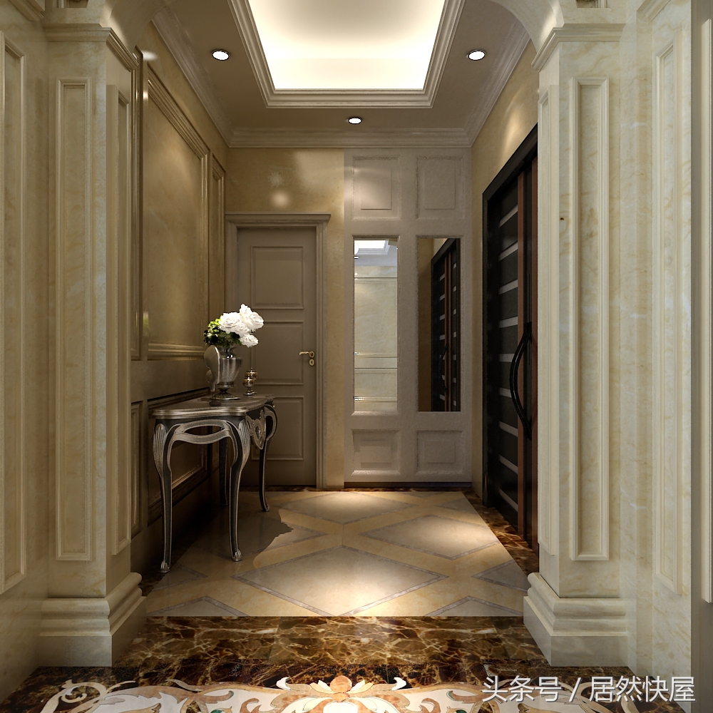 这家业主是蒙古族，格外喜欢石材，看看设计师怎样满足他的需求的