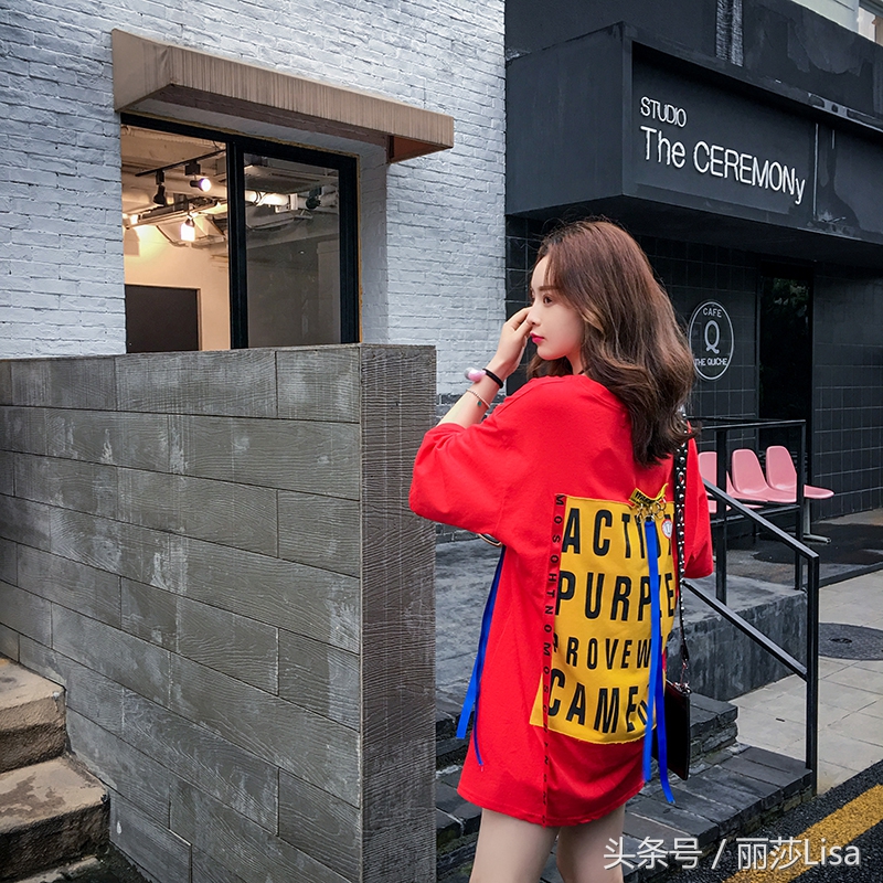 原宿风我们国人穿出了干净的味道