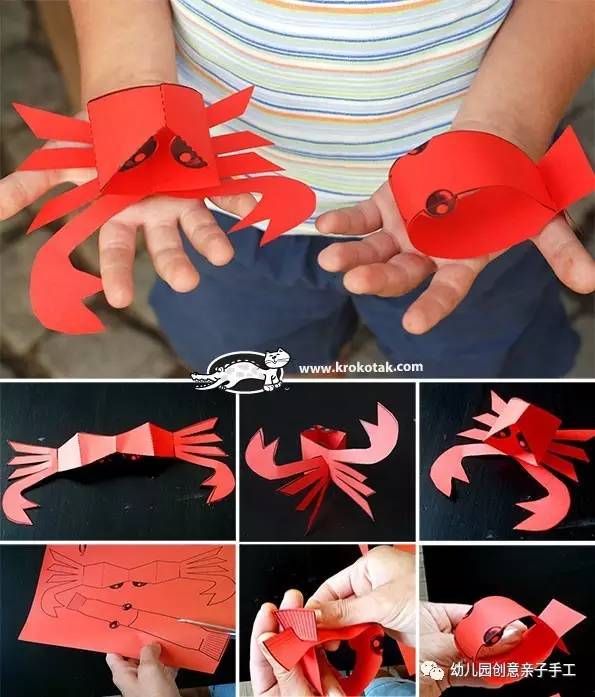 幼儿园亲子手工作品3-5人玩法,幼儿亲子小手工简单