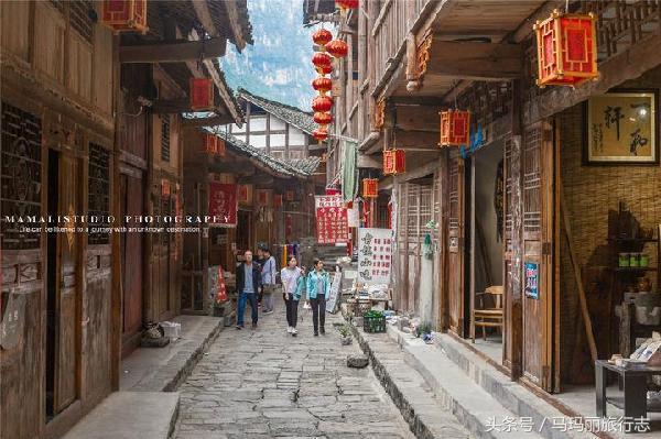 乌江百里画廊景区全景,千里乌江百里画廊古镇