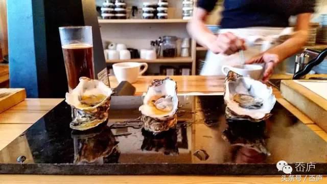 咖啡搭配芝士生蚝,咖啡加生蚝