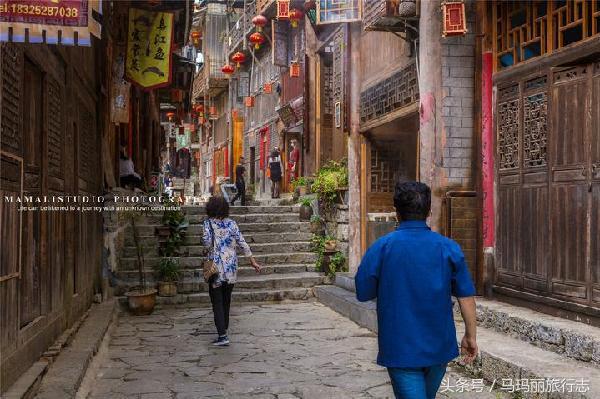 乌江百里画廊景区全景,千里乌江百里画廊古镇