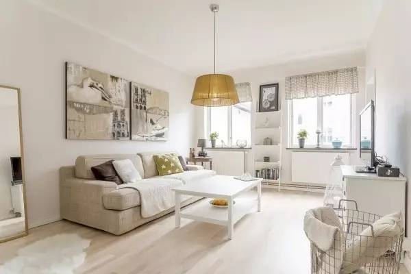 5万装修95平米房子三室二卫,小窝装修43平