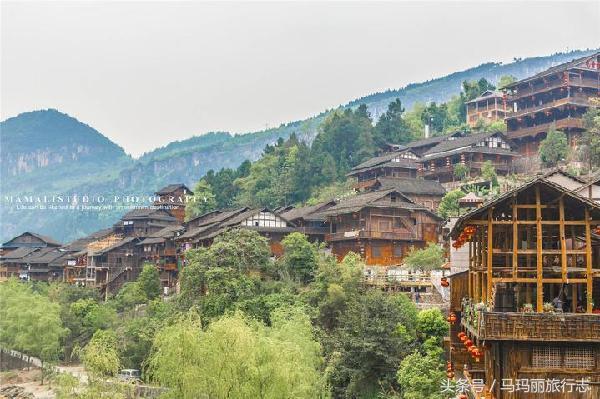 乌江百里画廊景区全景,千里乌江百里画廊古镇