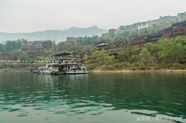 乌江百里画廊景区全景,千里乌江百里画廊古镇