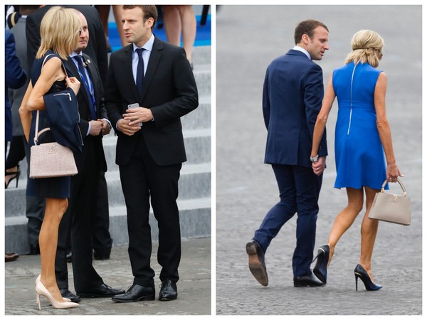 法国总统西装3千元第一夫人借LV套装穿,法国史上最省总统夫妻