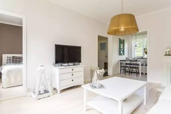 5万装修95平米房子三室二卫,小窝装修43平