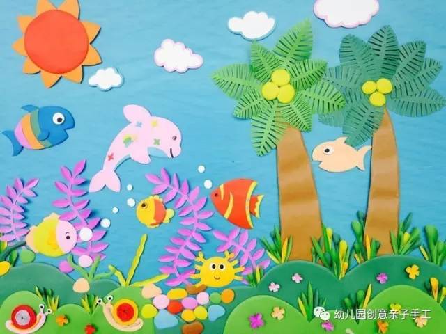 幼儿园亲子手工作品3-5人玩法,幼儿亲子小手工简单