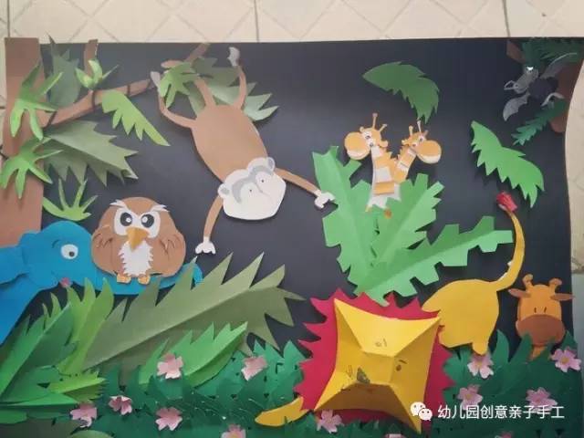 幼儿园亲子手工作品3-5人玩法,幼儿亲子小手工简单