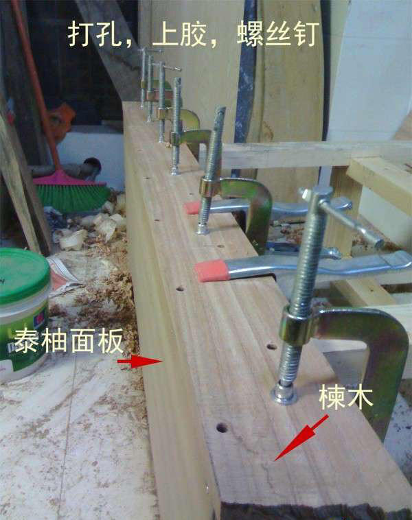 老木匠打书桌,农村老木匠做木匠