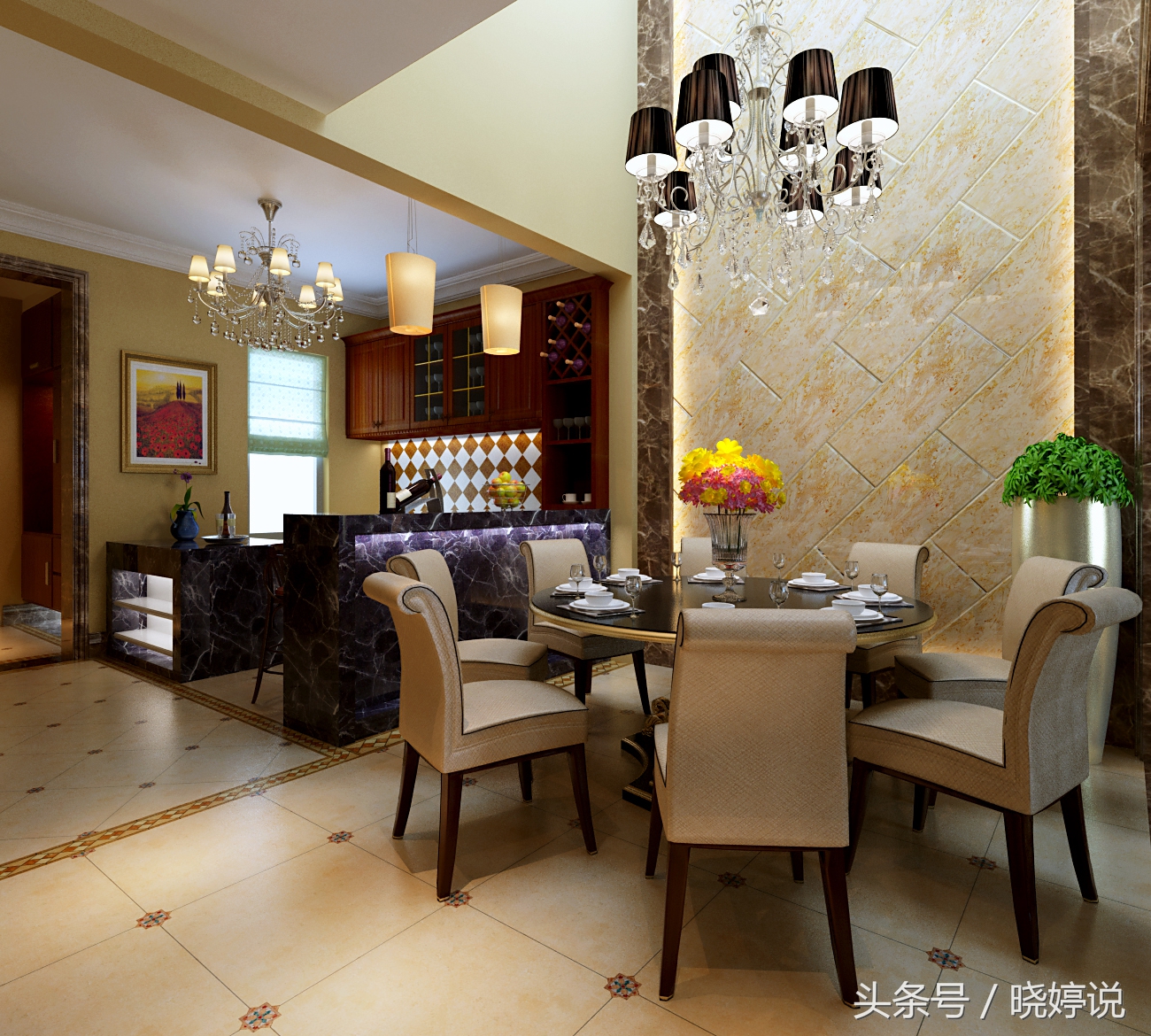 农村简约欧式风格装修室内效果图,2020最流行的欧式风格