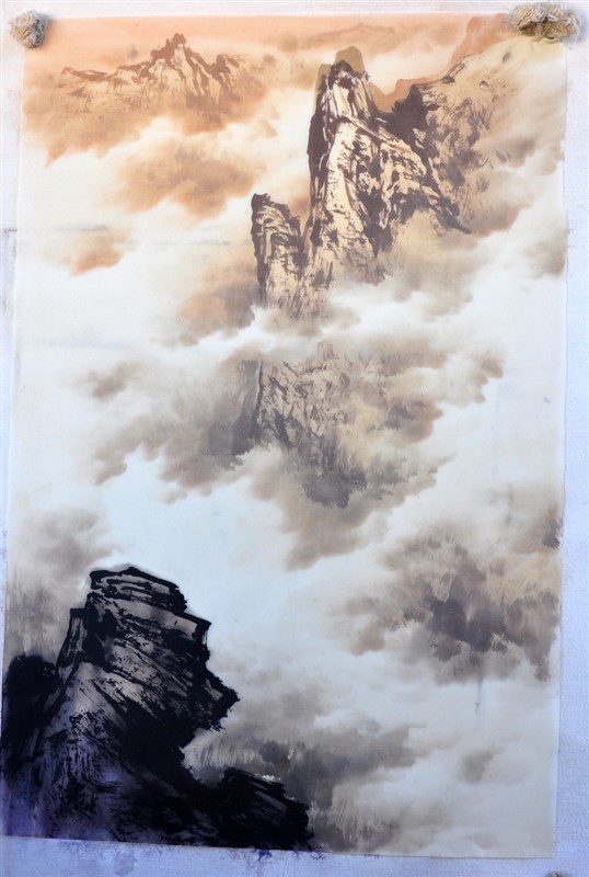 最新曾刚彩墨山水画技法,曾刚彩墨山水技法教学宝典