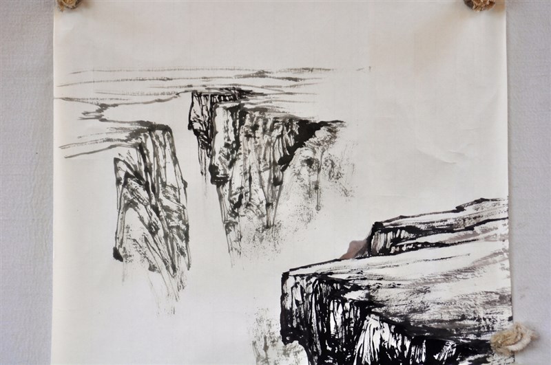 最新曾刚彩墨山水画技法,曾刚彩墨山水技法教学宝典