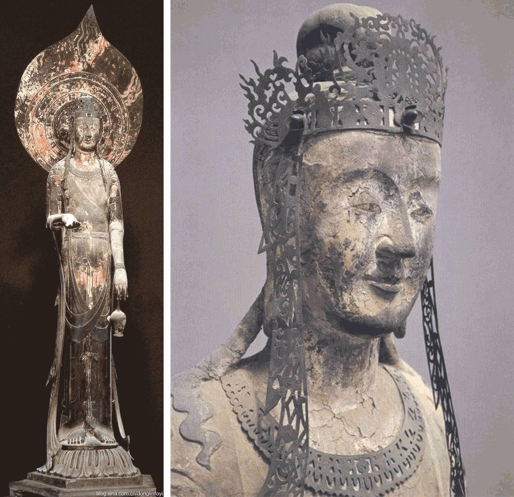 千年前的日本佛像,现存古老的木质佛像