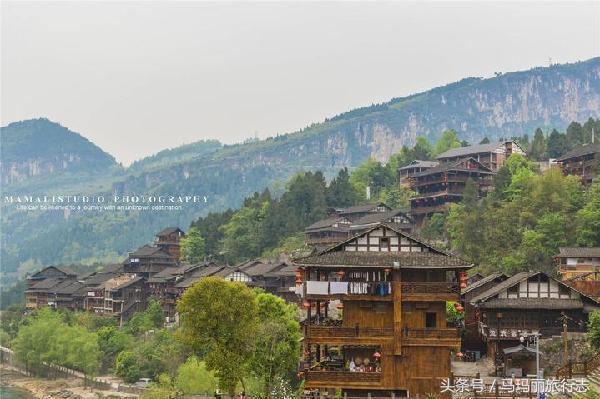 乌江百里画廊景区全景,千里乌江百里画廊古镇