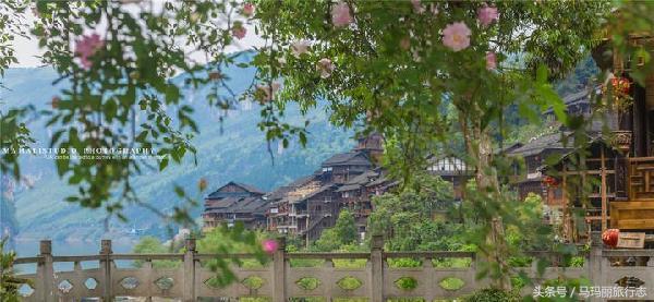 乌江百里画廊景区全景,千里乌江百里画廊古镇