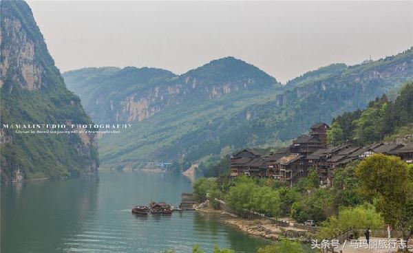 乌江百里画廊景区全景,千里乌江百里画廊古镇