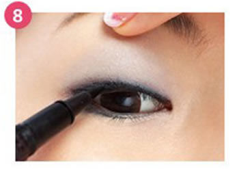 小眼内双肿眼泡怎样画眼妆,小眼内双肿眼皮眼妆教程