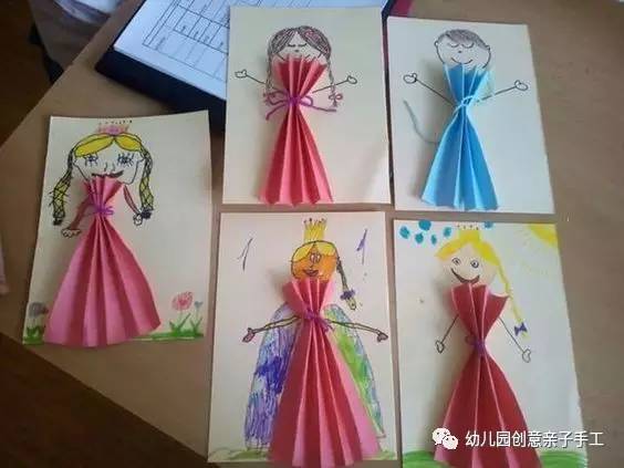 幼儿园亲子手工作品3-5人玩法,幼儿亲子小手工简单
