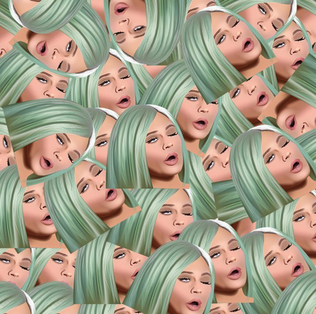 一颗被吃的软糖,金小妹kyliejenner早期