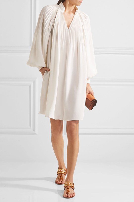 橘色连身裙轻奢高级感,夏天连身裙轻奢高级感