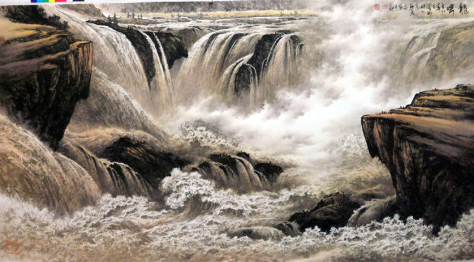 最新曾刚彩墨山水画技法,曾刚彩墨山水技法教学宝典