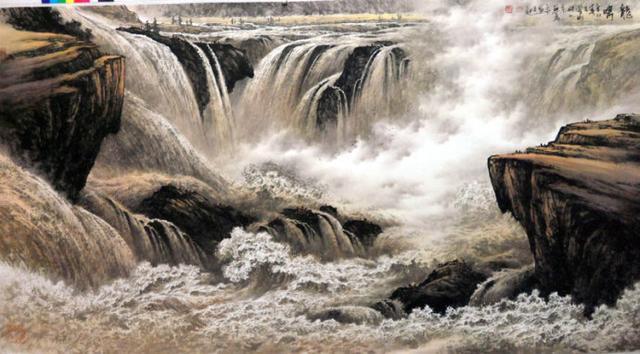 曾刚彩墨山水画丛树的画法教程,曾刚彩墨山水画房子的画法视频