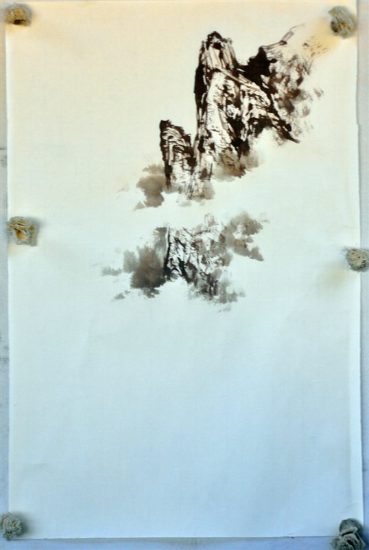 最新曾刚彩墨山水画技法,曾刚彩墨山水技法教学宝典