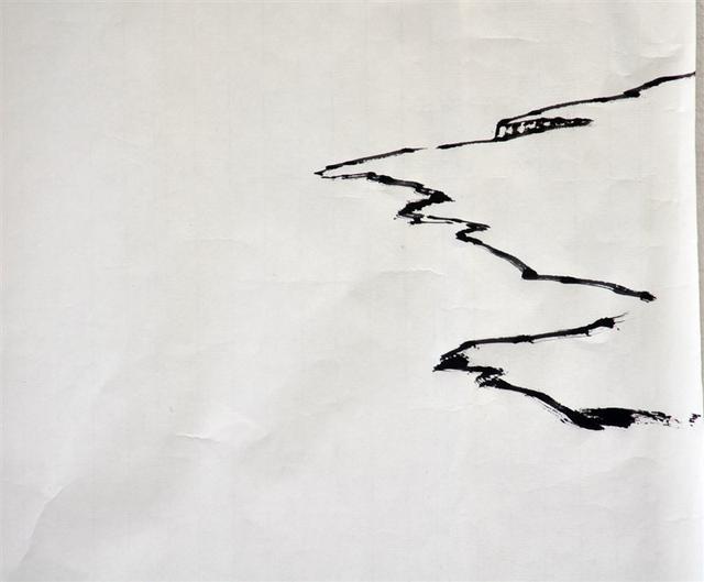 曾刚彩墨山水画丛树的画法教程,曾刚彩墨山水画房子的画法视频