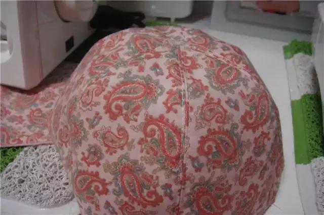 帽子防晒遮阳帽带绳纸样,中老年女式遮阳帽纸样尺寸