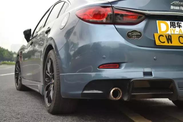 阿特兹2018蓝色,轻改马自达3